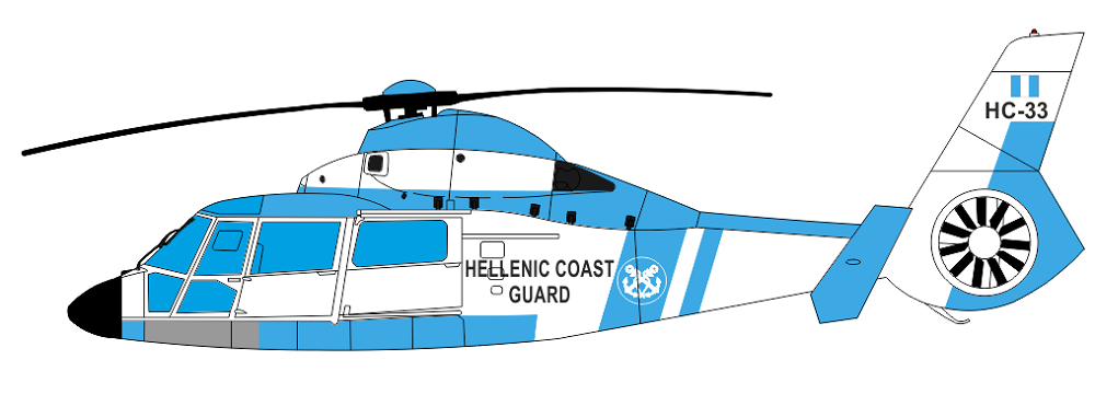 Profil couleur du Airbus Helicopters Dauphin N3/N3+