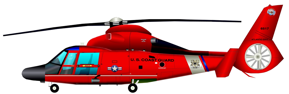 Profil couleur du American Eurocopter MH-65 Dolphin