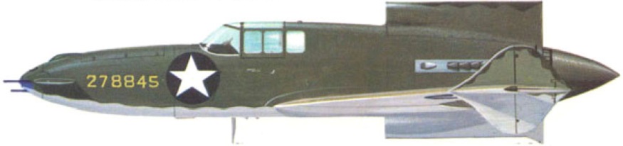 Profil couleur du Curtiss XP-55 Ascender