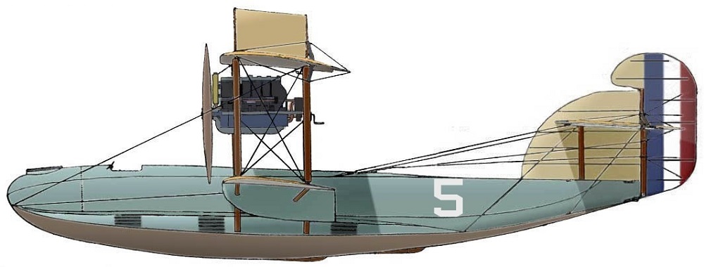 Profil couleur du Felixstowe F.5