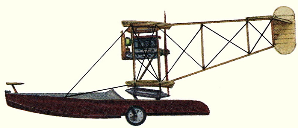 Profil couleur du Sopwith 1B Bat Boat