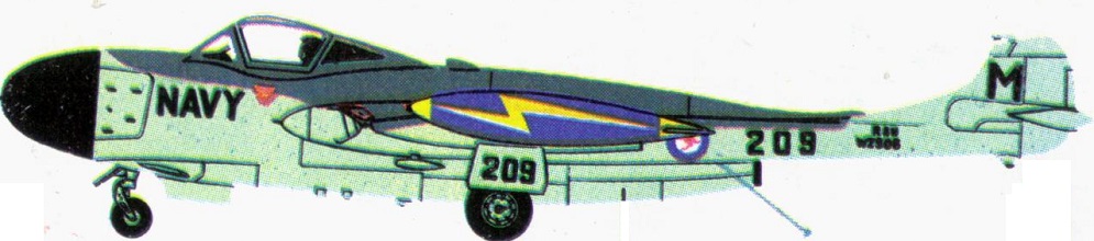 Profil couleur du De Havilland D.H.116 Sea Venom