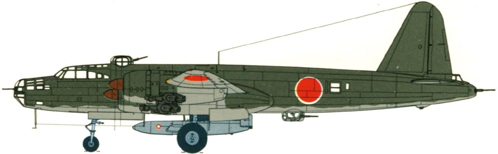 Profil couleur du Nakajima G8N Renzan ‘Rita’