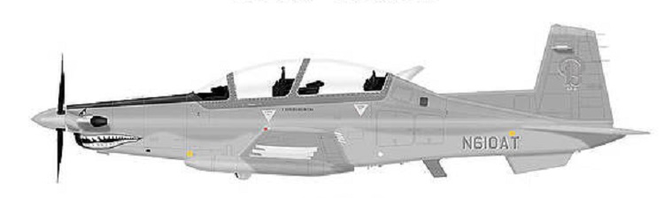 Profil couleur du Beechcraft AT-6 Wolverine