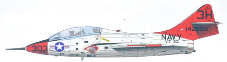 Profil couleur du Grumman TF-9 Cougar