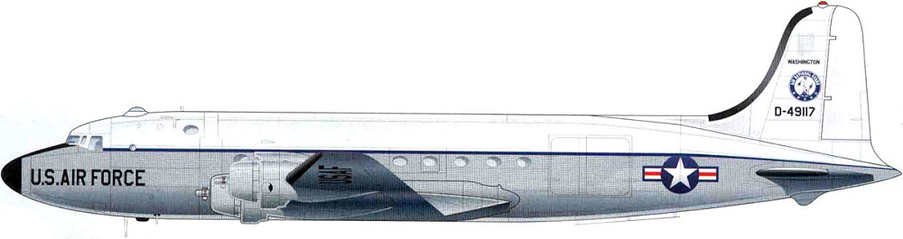 Profil couleur du Douglas VC-54 Skymaster