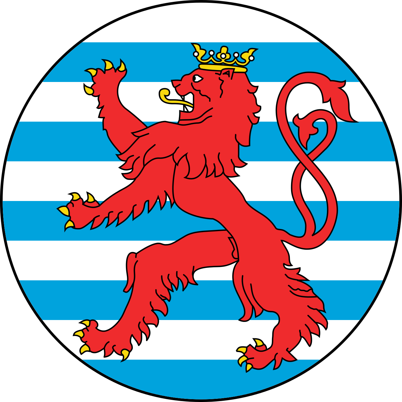 Cocarde Luxembourg