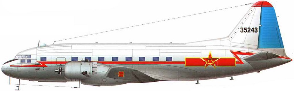 Profil couleur du Ilyushin Il-12 ‘Coach’