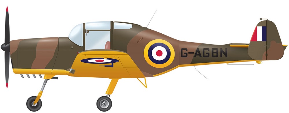 Profil couleur du General Aircraft G.A.L. 42 Cygnet / G.A.L. 45 Owlet
