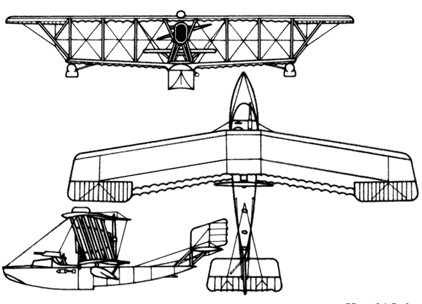 Plan 3 vues du Lohner L