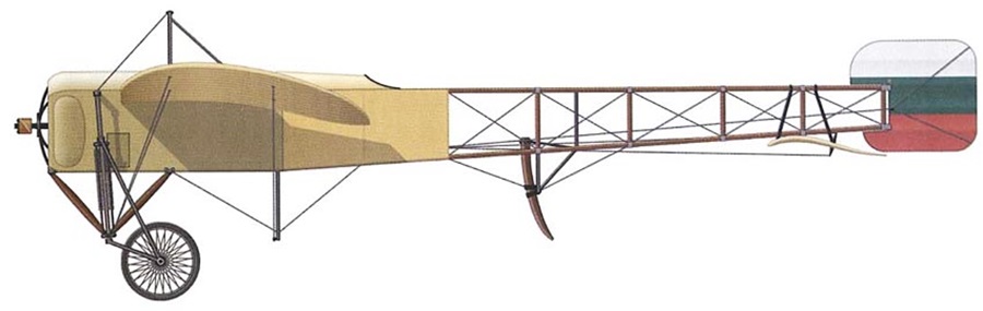 Profil couleur du Blériot XI