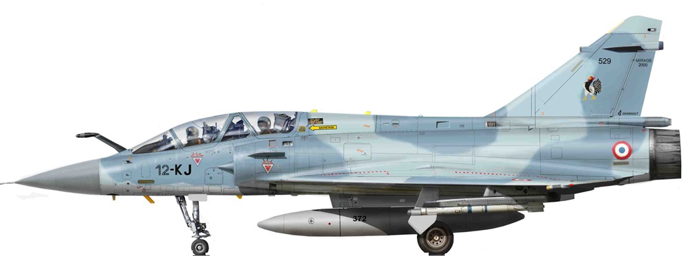 Profil couleur du Dassault Aviation Mirage 2000B