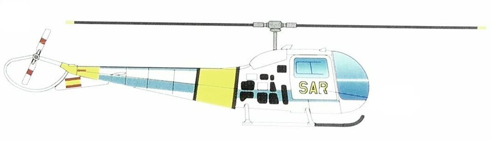 Profil couleur du Agusta-Bell AB-47