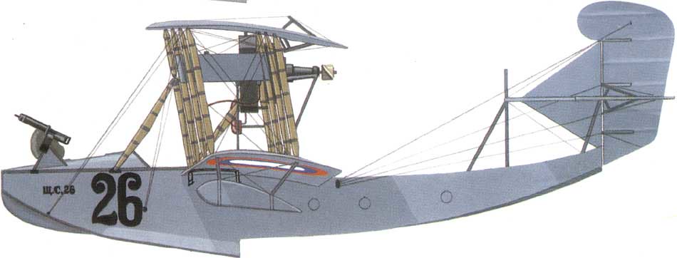Profil couleur du Grigorovich M-9/M-15