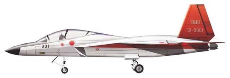 Profil couleur du Mitsubishi X-2 Shinshin