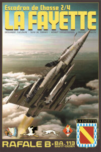 Poster "Rafale - 2/4 La Fayette"
