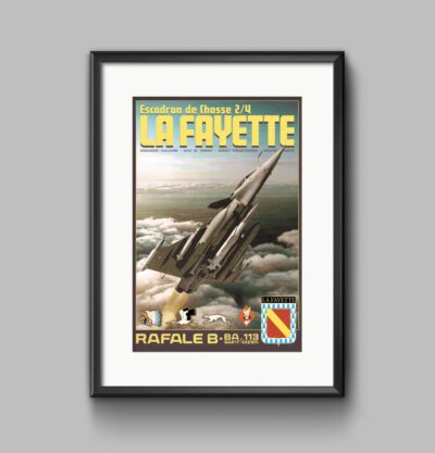 Poster "Rafale - 2/4 La Fayette" – Image 3
