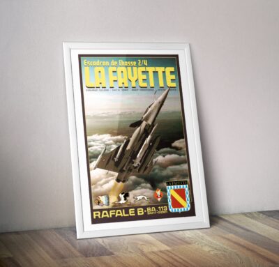 Poster "Rafale - 2/4 La Fayette" – Image 2