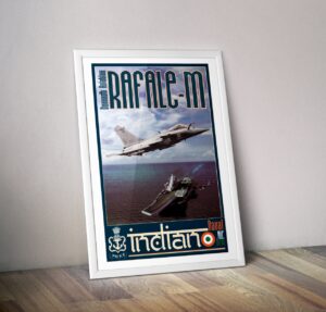 Poster « Rafale Marine – Indian Naval Air Arm »