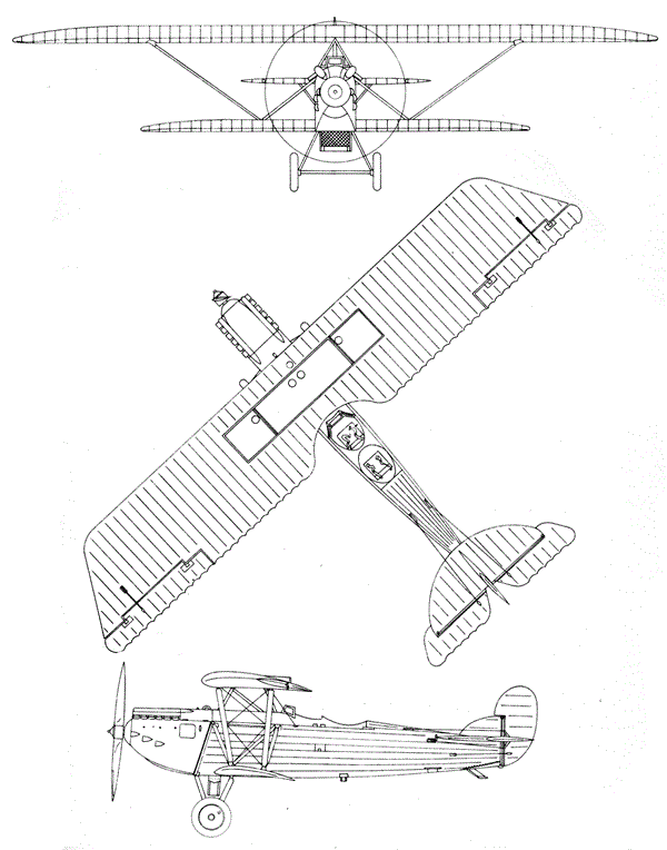 Plan 3 vues du Loring R-3