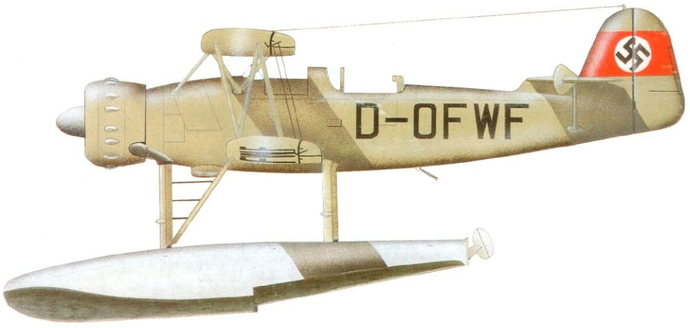 Profil couleur du Focke-Wulf Fw 62