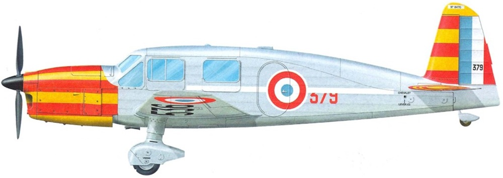 Profil couleur du Caudron C.630 Simoun