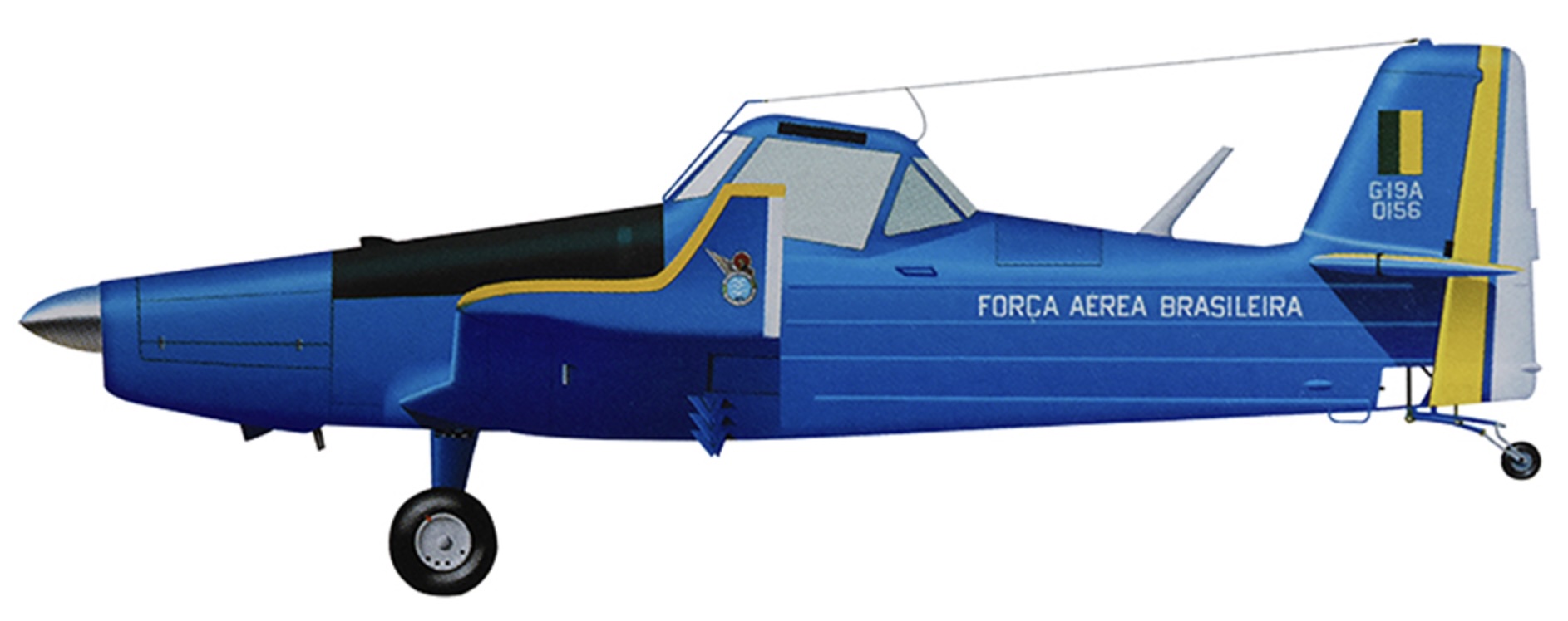 Profil couleur du Embraer EMB 200 Ipanema