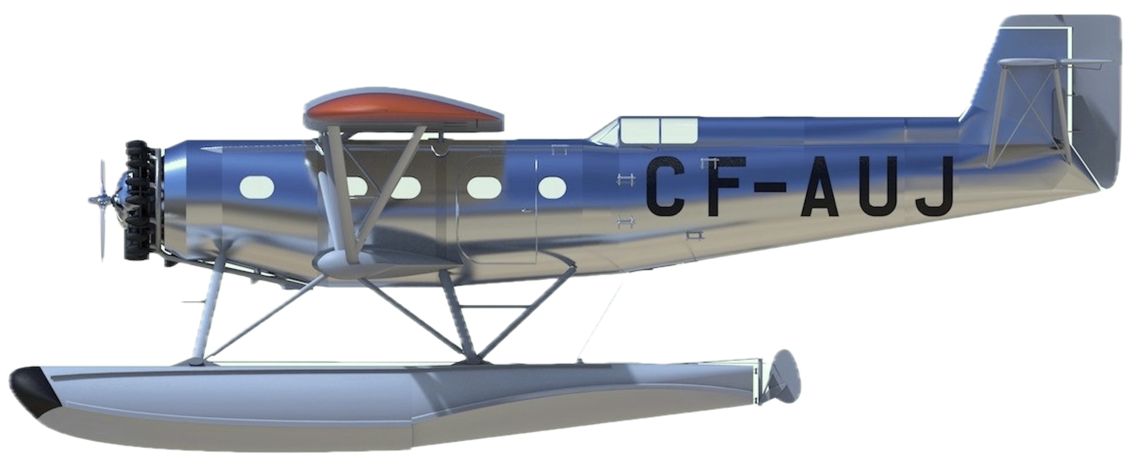 Profil couleur du Fairchild Canada Super 71