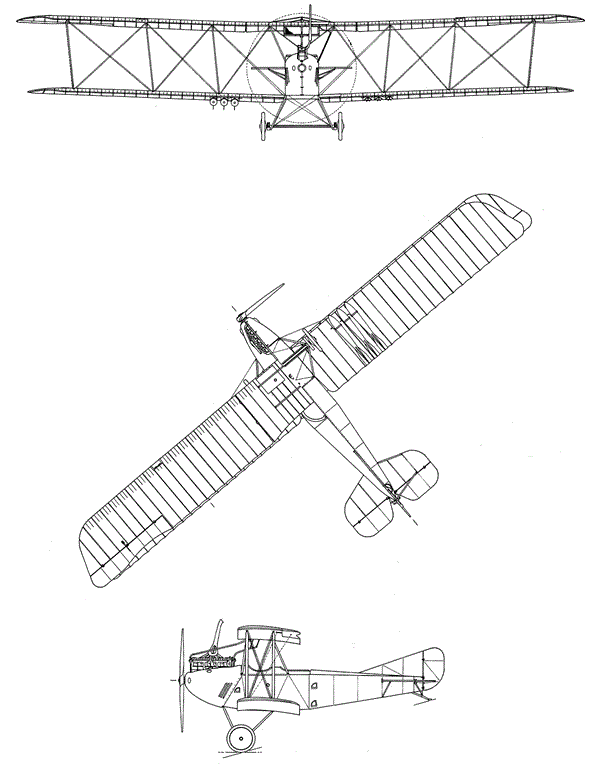 Plan 3 vues du AEG N.I Plan 3 vues du AEG N.I