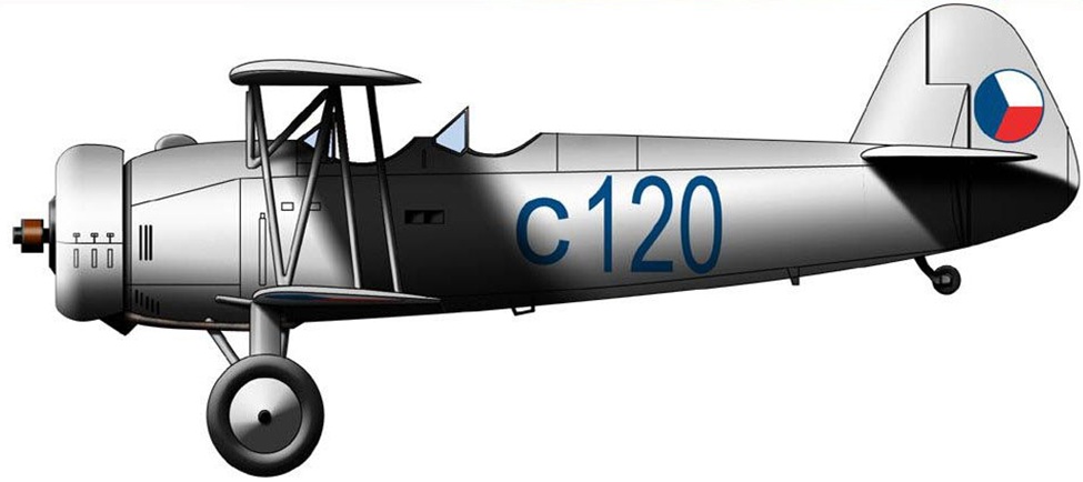 Profil couleur du Praga E-41