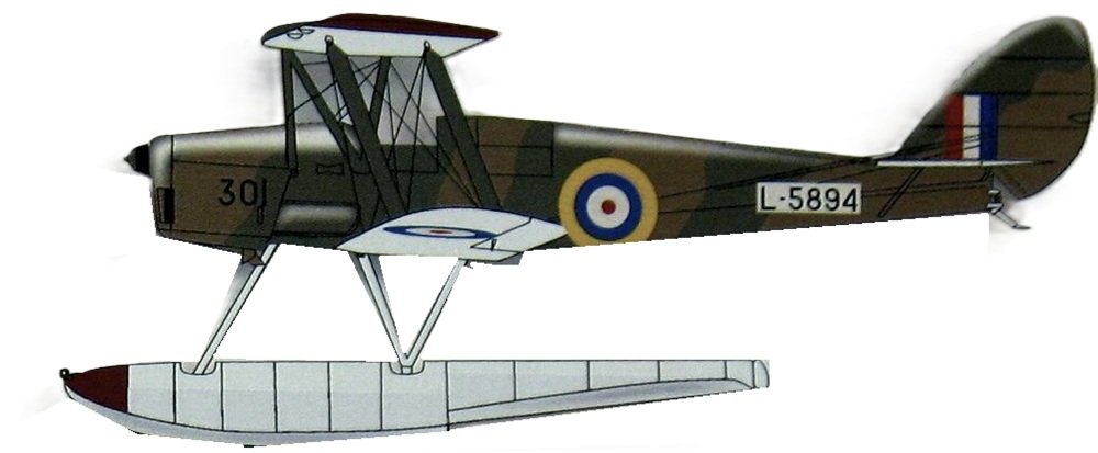 Profil couleur du De Havilland D.H.82B Queen Bee