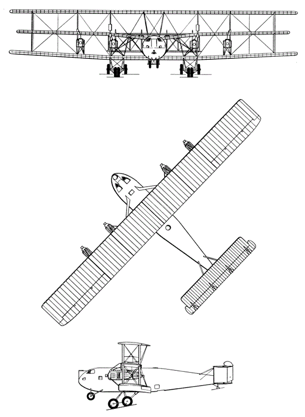 Plan 3 vues du Witteman-Lewis XNBL Plan 3 vues du Witteman-Lewis XNBL