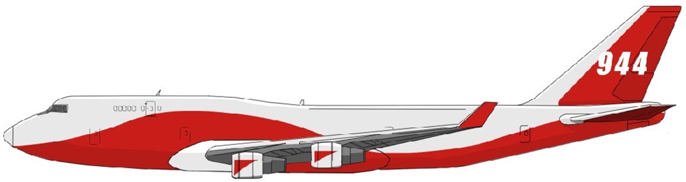 Profil couleur du Boeing 747 Supertanker Profil couleur du Boeing 747 Supertanker