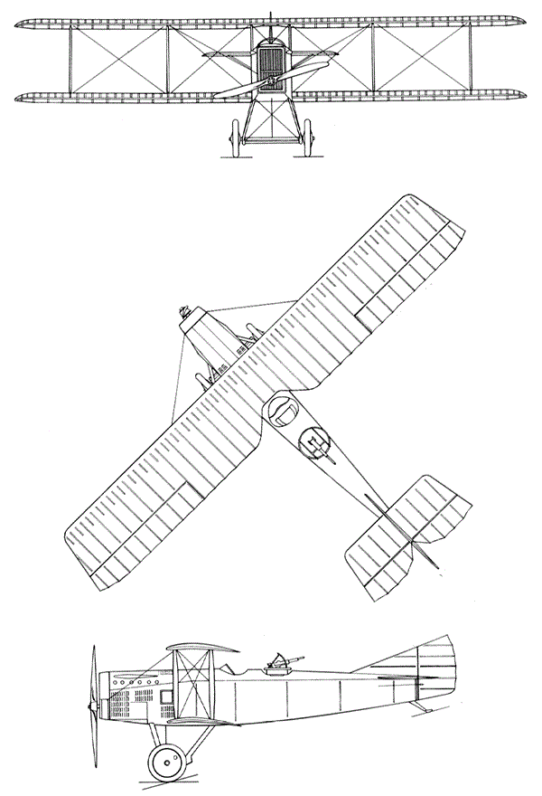 Plan 3 vues du SEA Type IV