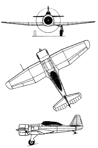 Plan 3 vues du Loire 250
