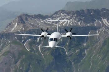 P180 in volo