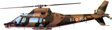 Profil couleur du Agusta A-109 Hirundo