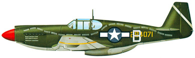 Profil couleur du North American A-36 Invader/Apache