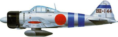 Profil couleur du Mitsubishi A6M Rei-sen ‘Zero’