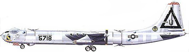 Profil couleur du Convair B-36 Peacemaker