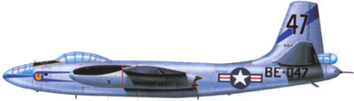 Profil couleur du North American B-45 Tornado