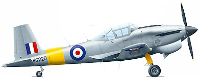 Profil couleur du Boulton Paul P-108 Balliol / Sea Balliol