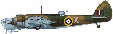 Profil couleur du Bristol  Blenheim