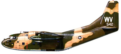 Profil couleur du Fairchild C-123 Provider