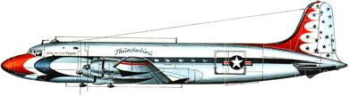 Profil couleur du Douglas C-54 Skymaster