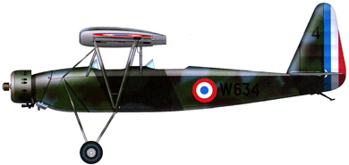 Profil couleur du Salmson D.6 Cricri