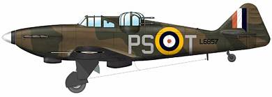 Profil couleur du Boulton Paul P.82 Defiant