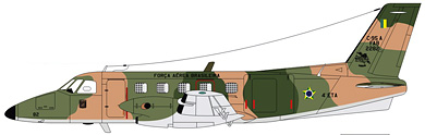 Profil couleur du Embraer  EMB 110/C-95 Bandeirante