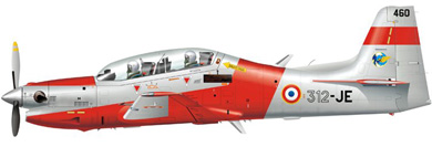 Profil couleur du Embraer  EMB 312 Tucano