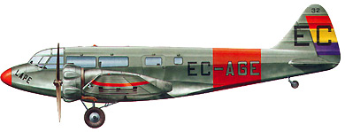 Profil couleur du Airspeed AS.6 Envoy